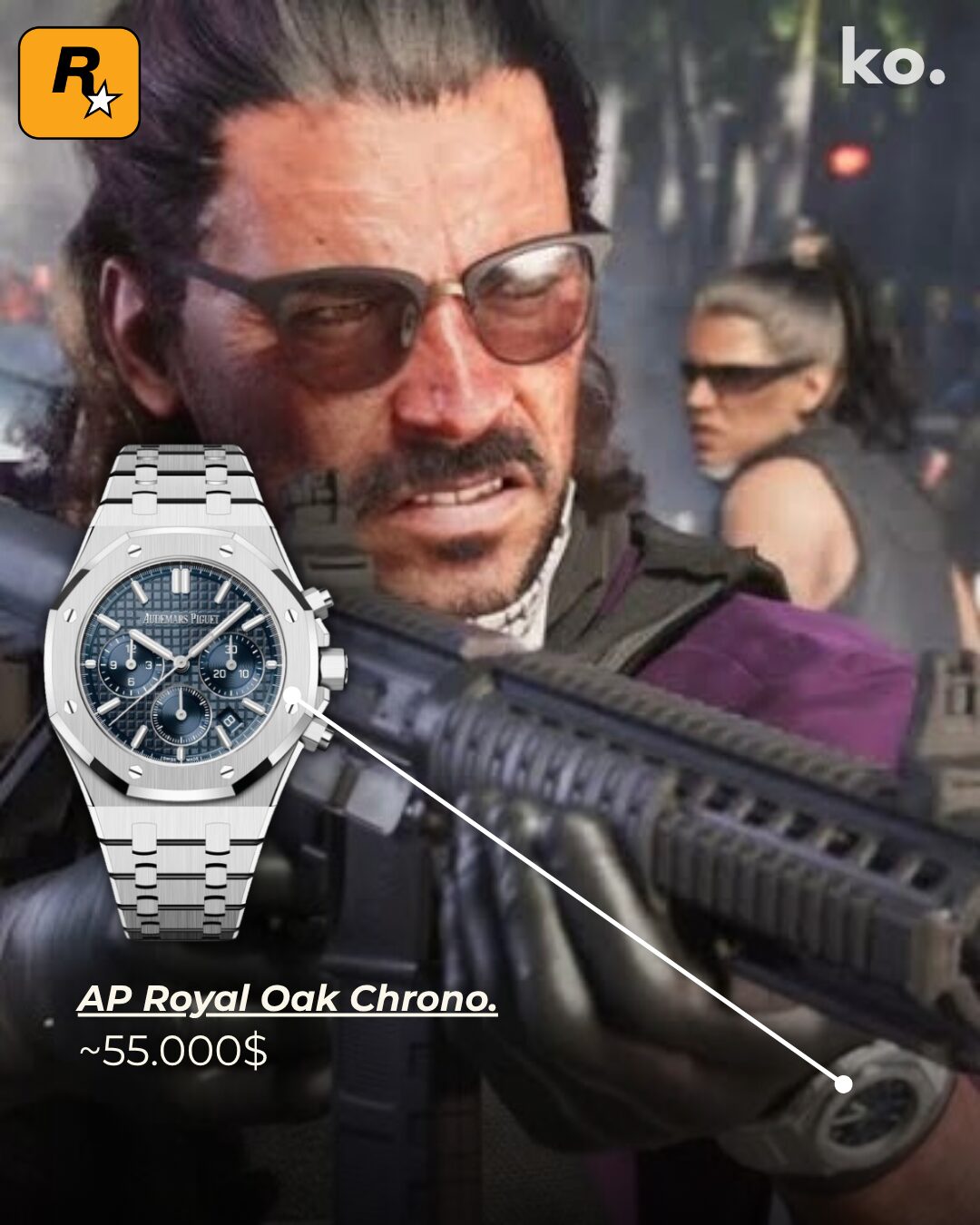 GTA VI — Audemars Piguet Royal Oak Chronograph, ~55.000$