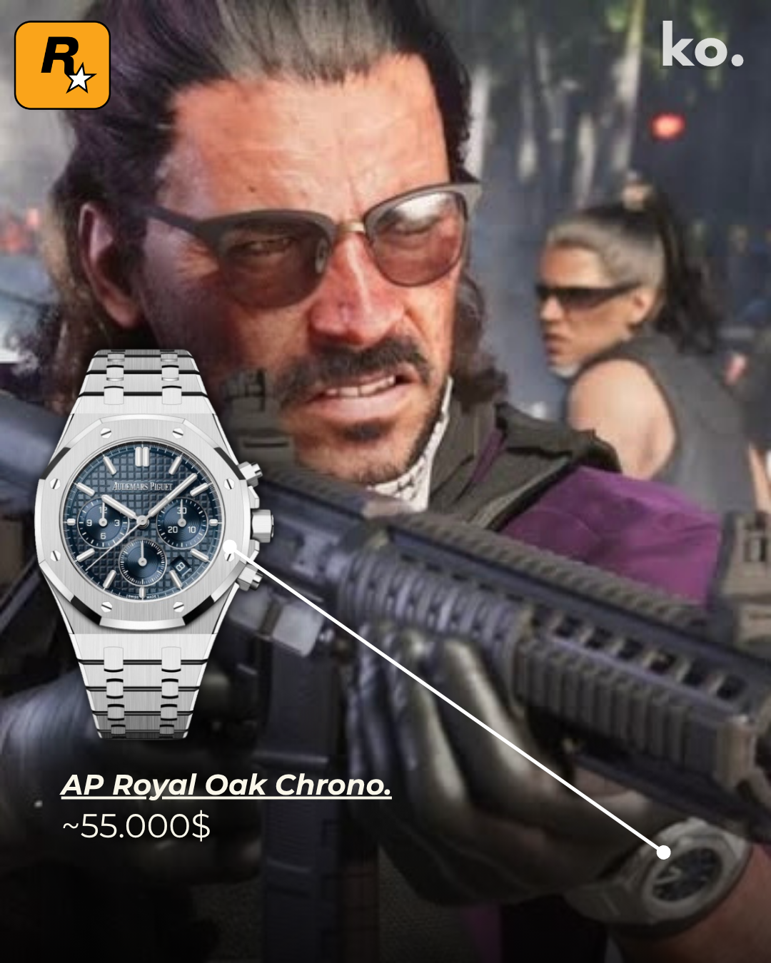 GTA VI — Audemars Piguet Royal Oak Chronograph, ~55.000$