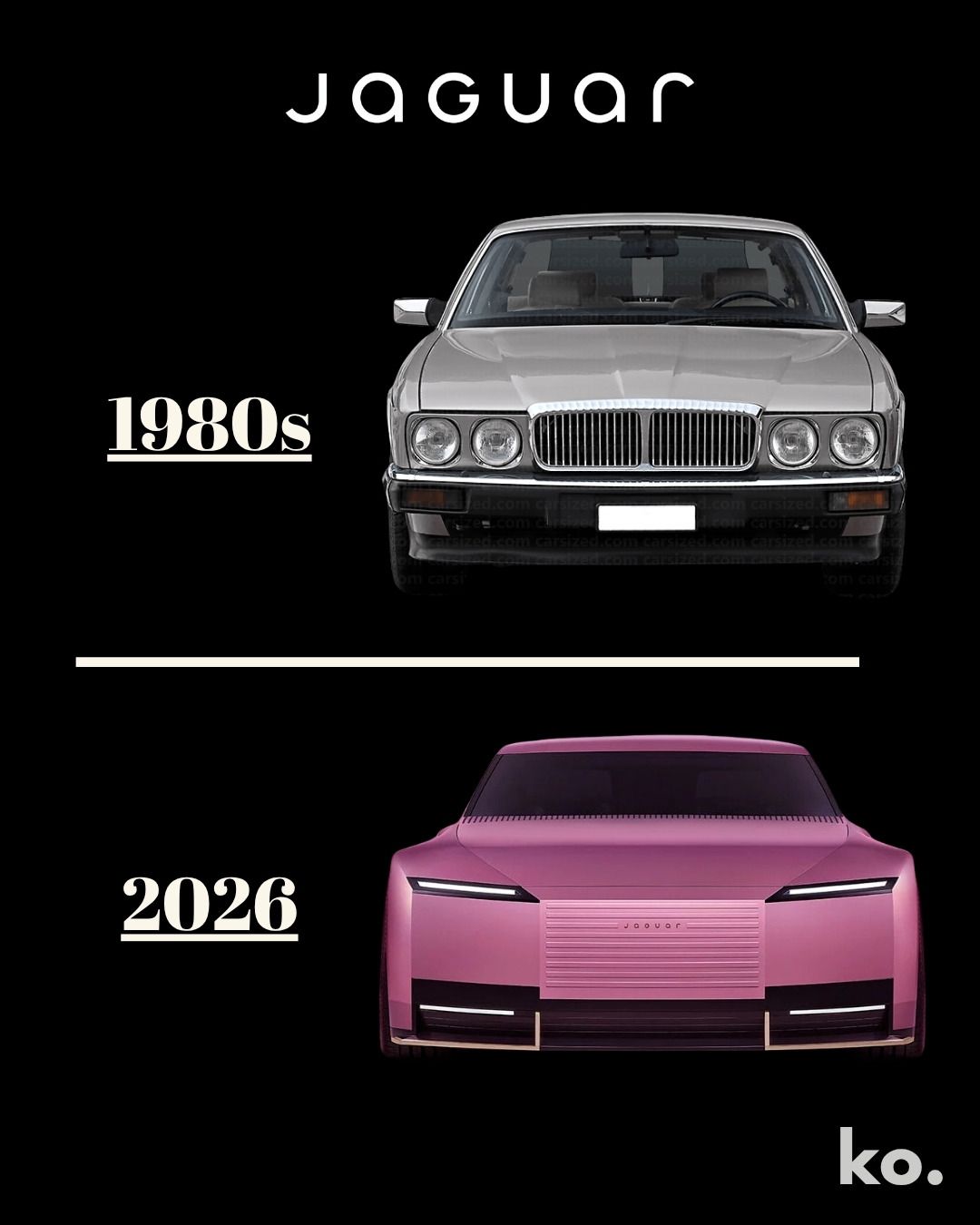 Jaguar 1980s vs 2026