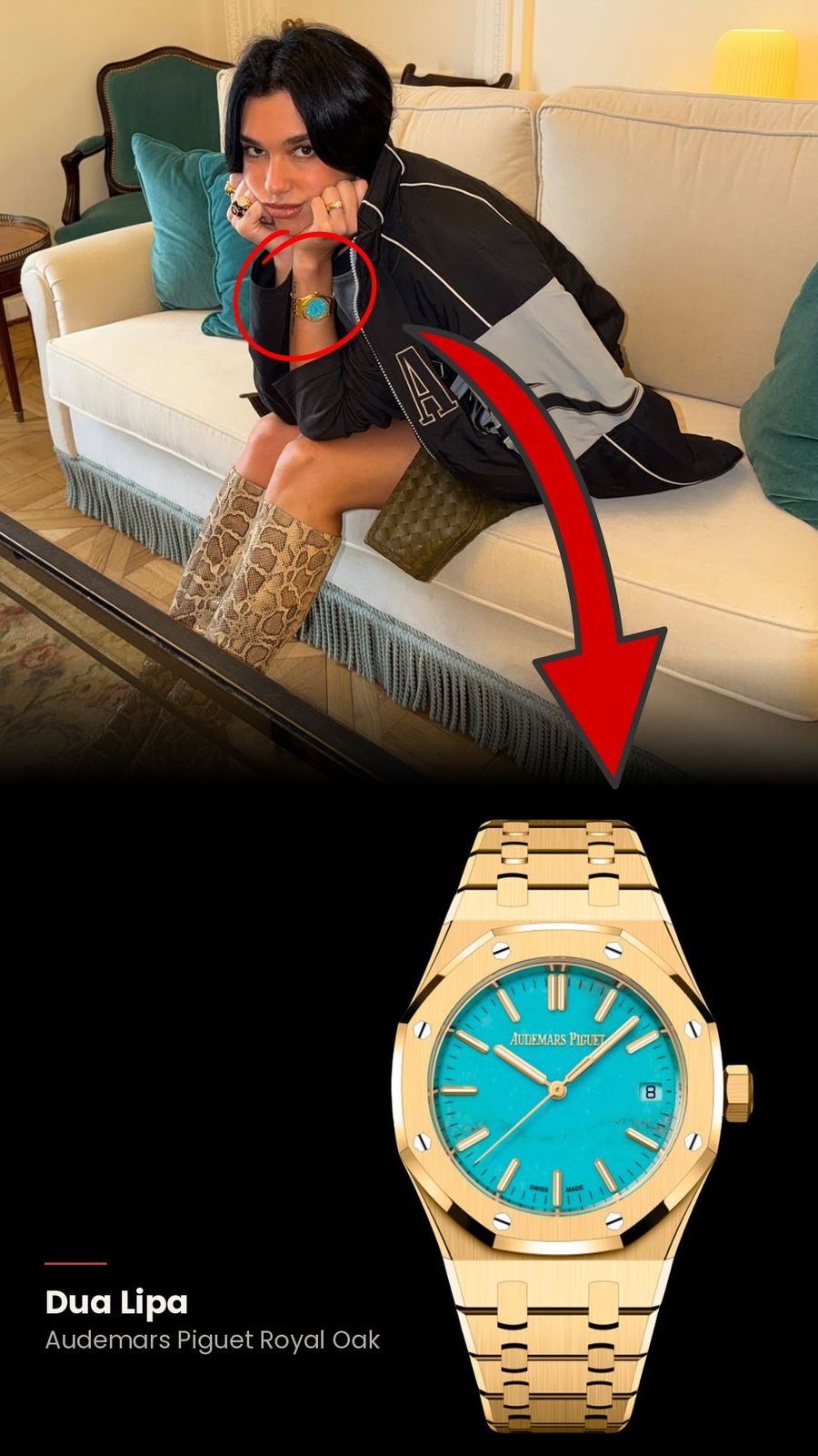 Dua Lipa — Audemars Piguet Royal Oak