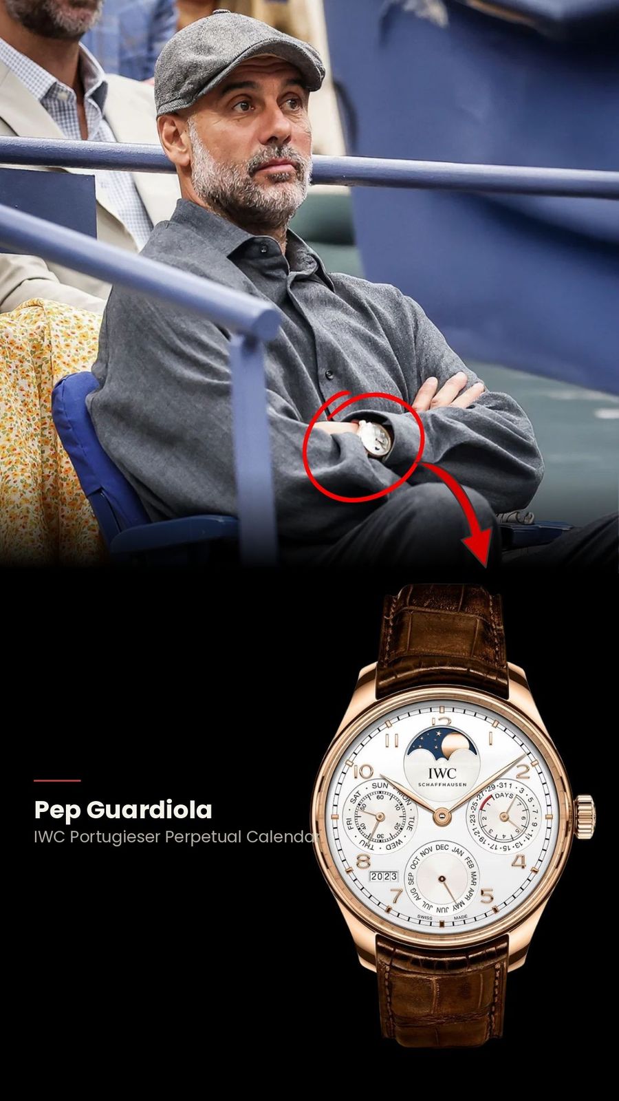 Pep Guardiola — IWC Portugieser Perpetual Calendar
