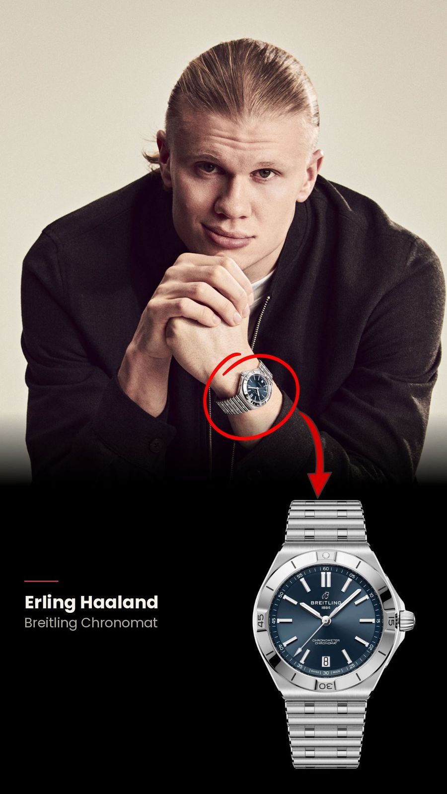 Erling Haaland — Breitling Chronomat