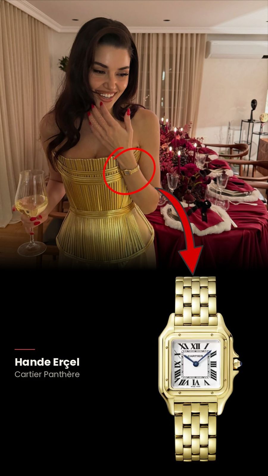 Hande Erçel — Cartier Panthère