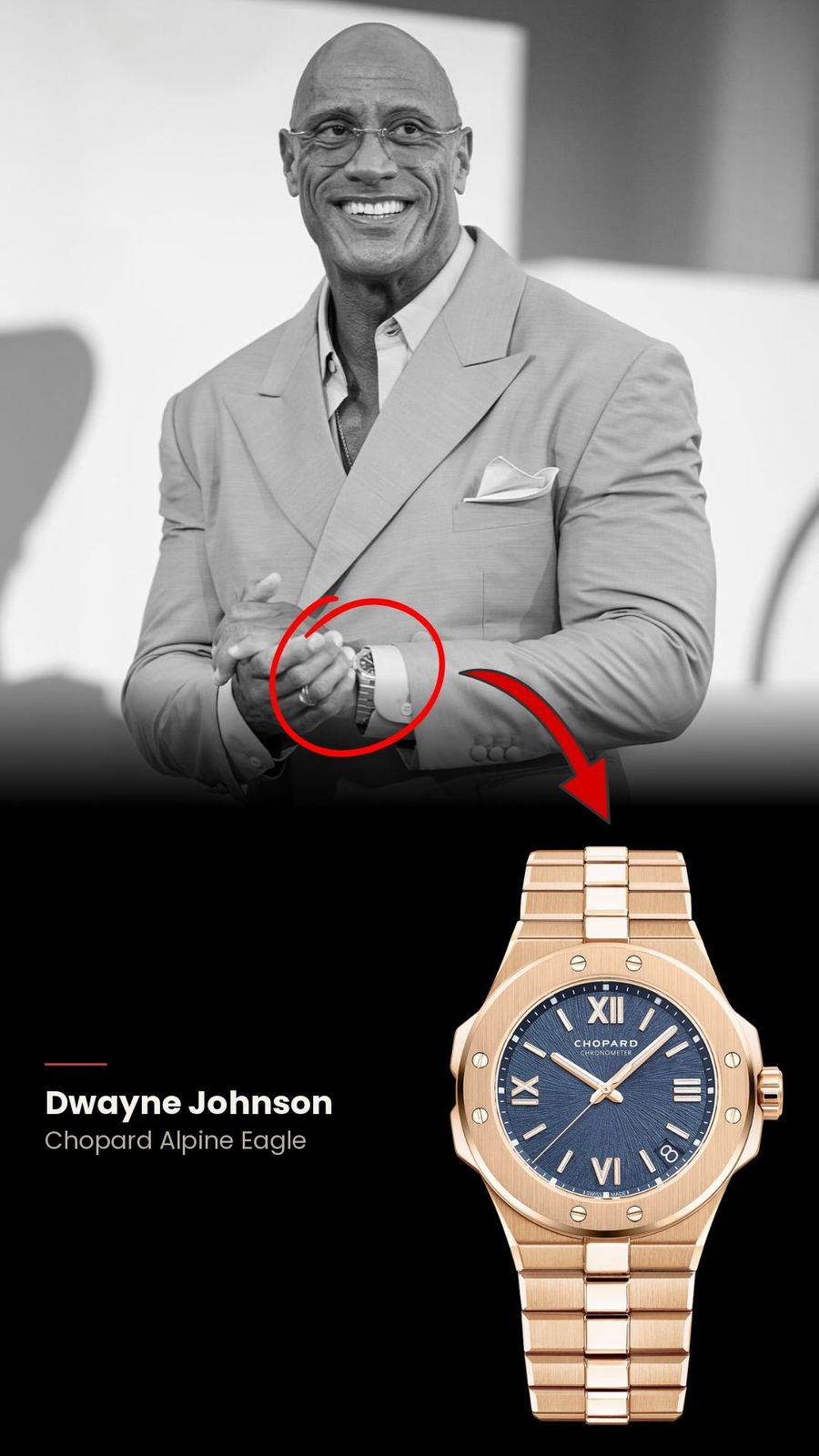 Dwayne Johnson — Chopard Alpine Eagle