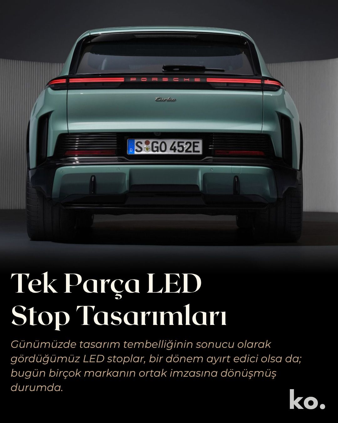 Tek Parça LED Stop Tasarımları
