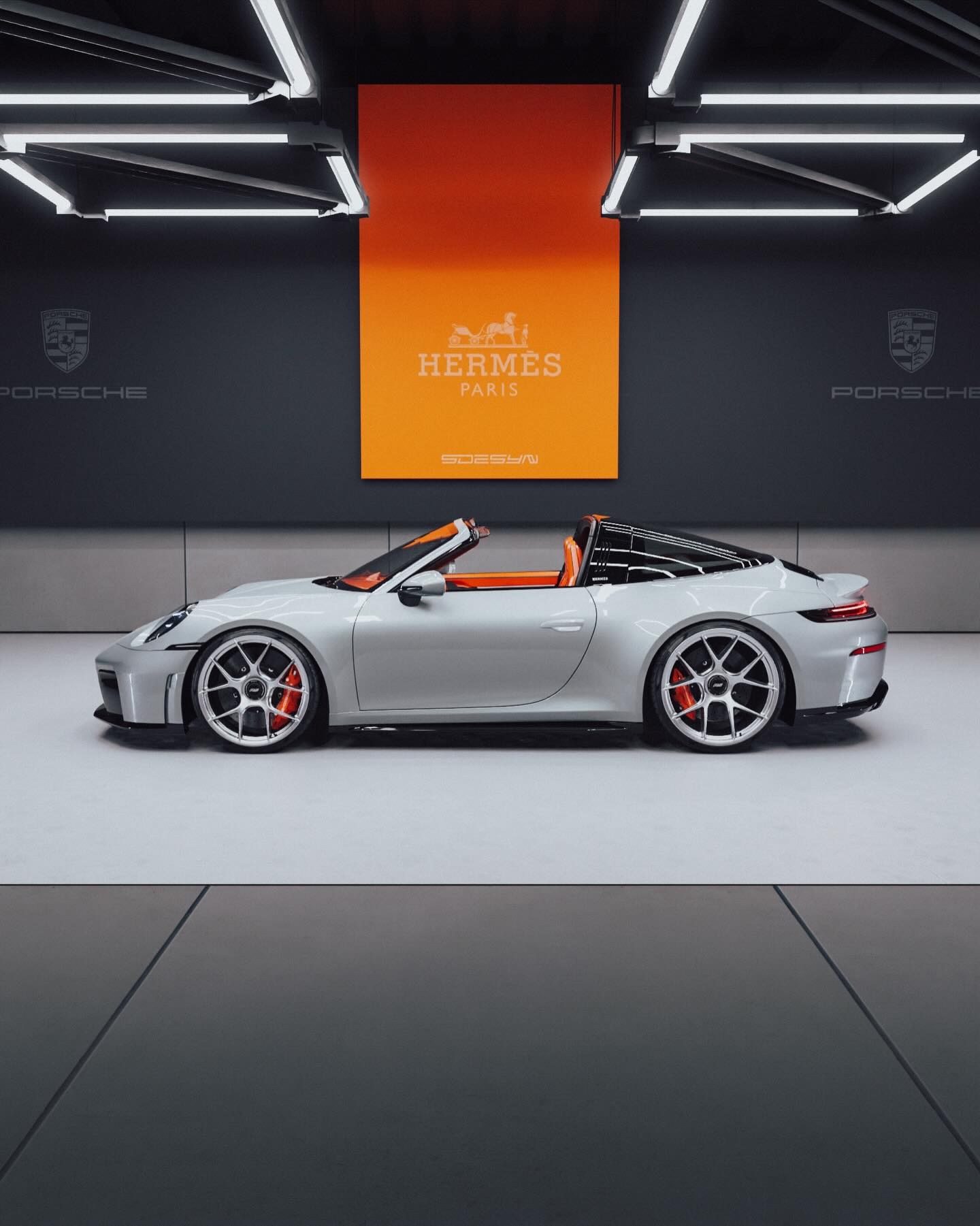 Porsche 911 Targa 4 GTS Hermès Edition, yandan görünüm
