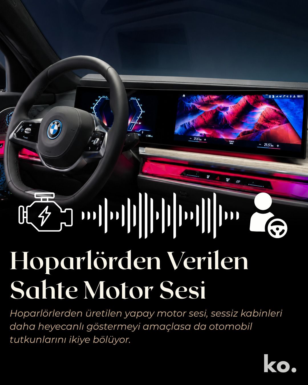 Hoparlörden Verilen Sahte Motor Sesi